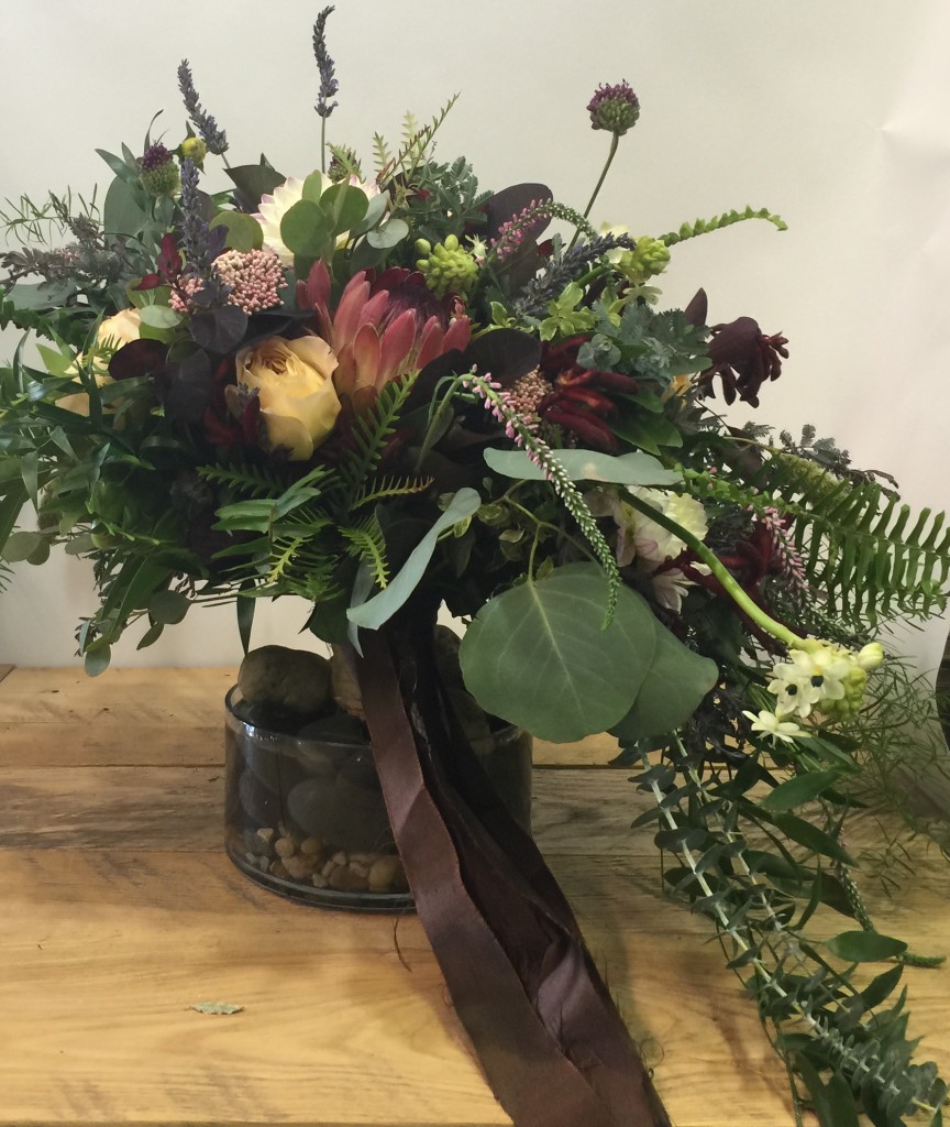 Created by one of the Floral Designers at Petals and Leaves for the Cultivate16 Floral Design Competition- Bouquet Category