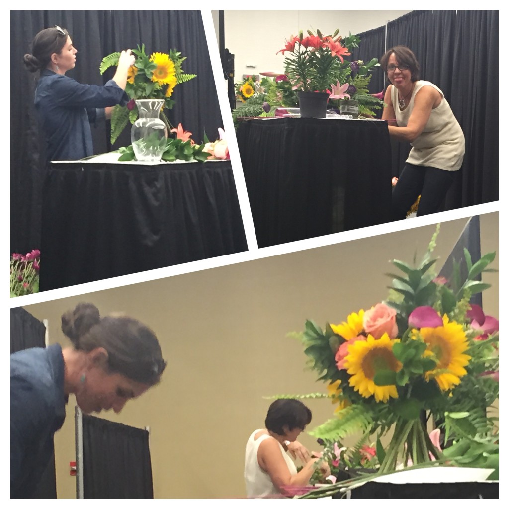 The Ladies at Petals and Leaves on stage during the Cultivate16 Top 5 Design Off