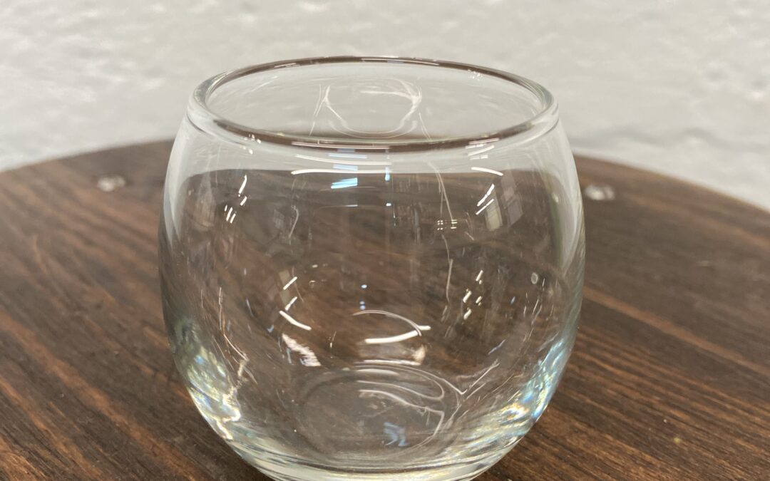 Clear Round Votive Holder